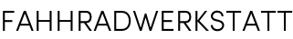 FAHHRADWERKSTATT
